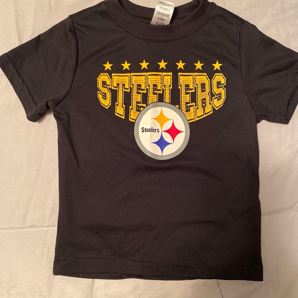 NFL Steelers Kids Black and Yellow Tee